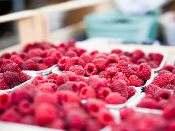 raspberries ready for pastries