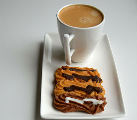 your snack with coffee